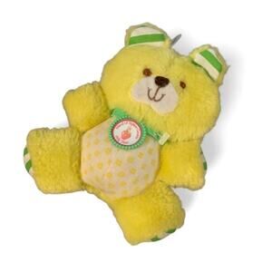Vintage 1981 Kenner Strawberry Shortcake Jelly Bear Plush 6”